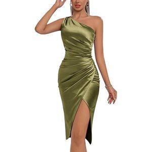 Amanda Royal Womens  Midi Dress
